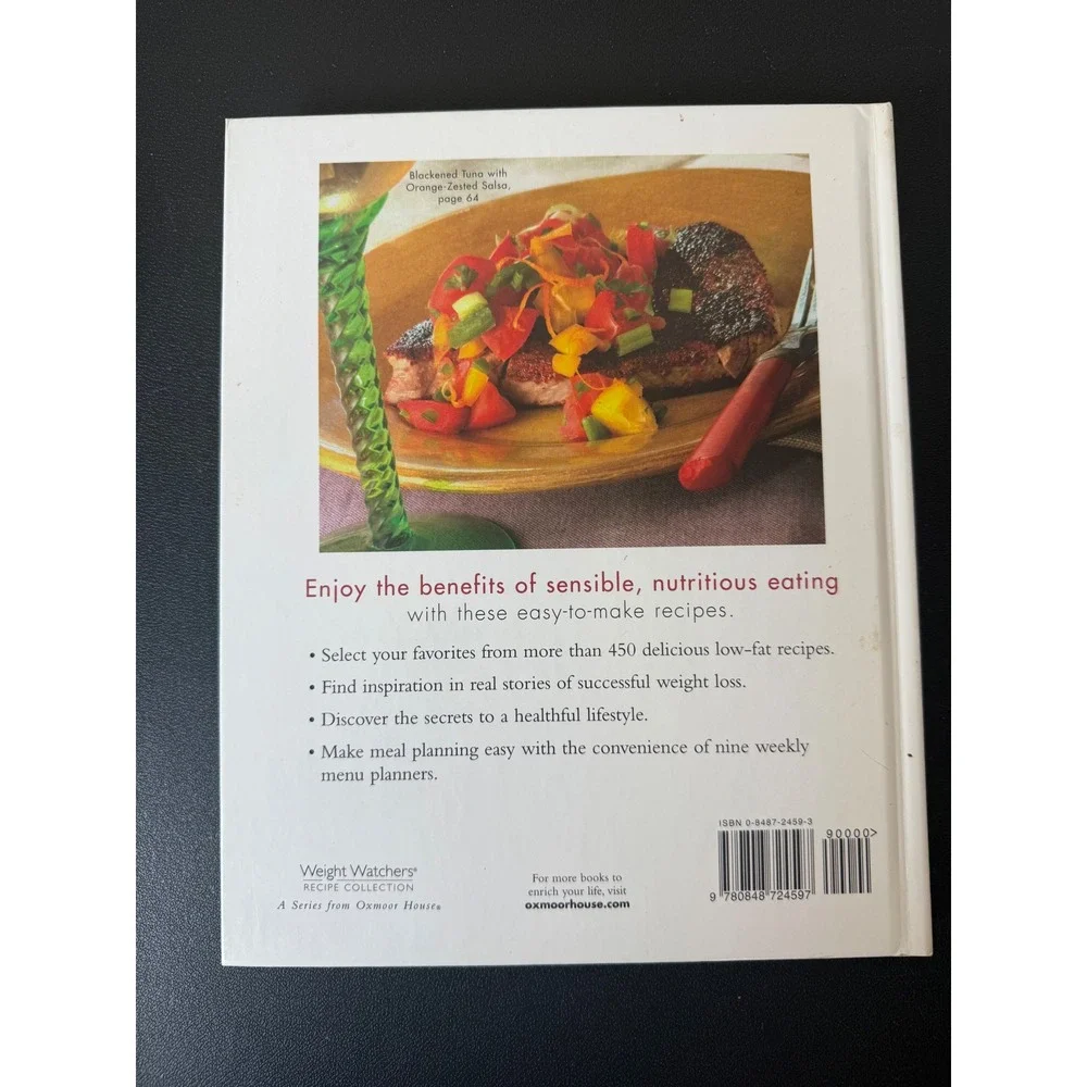 Weight‎ Watchers Annual Recipes for Success 2002 Hardcover Cookbook Oxmoor House